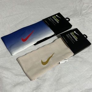 NWT Nike Dry Wide Headband Unisex One Size Fits Most Dri Fit Silicone
